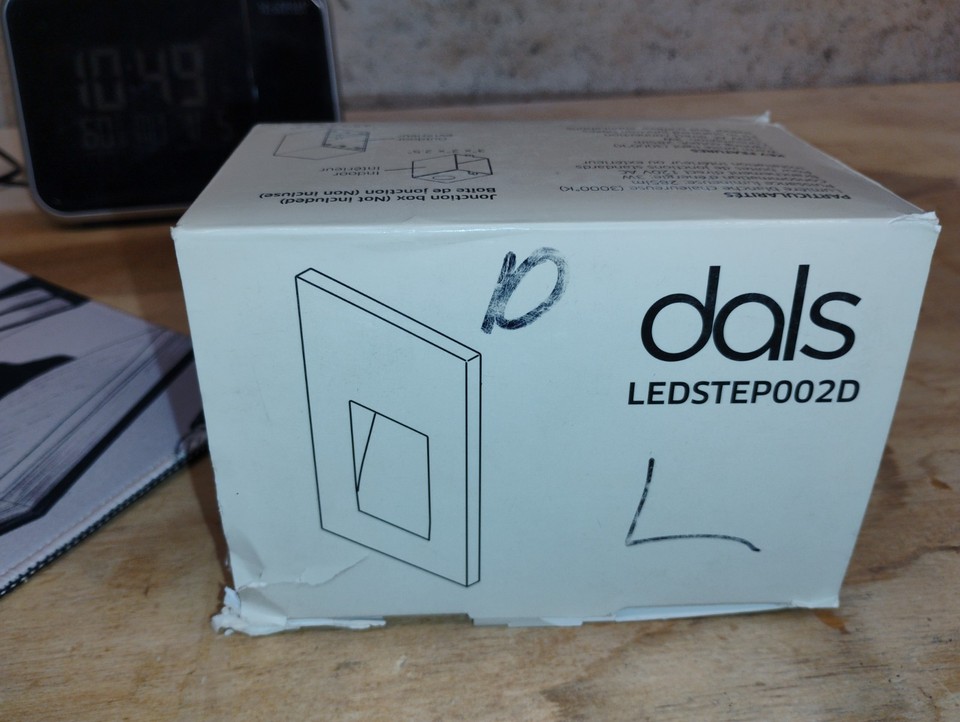 Dd Step Led DALS Lighting LEDSTEP002D-BR Vertical LED Down Light - Brown New In Box ...