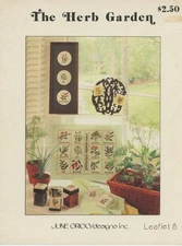June Grigg Designs The Herb Garden Flowers Counted Cross Stitch Pattern