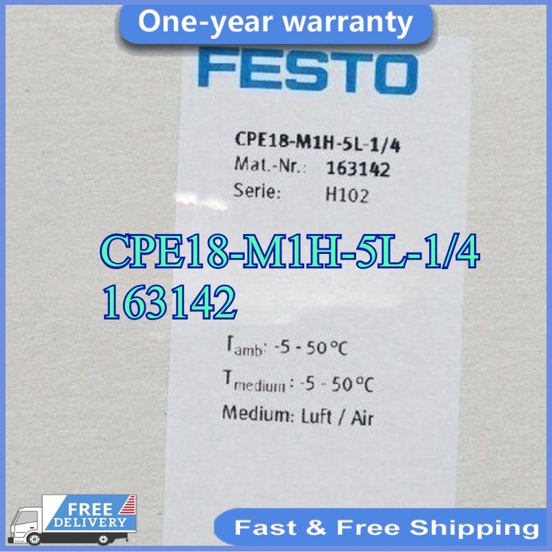 CPE18-M1H-5L-1/4 163142 1PCS Brand New Festo Solenoid Valve Fast shipping