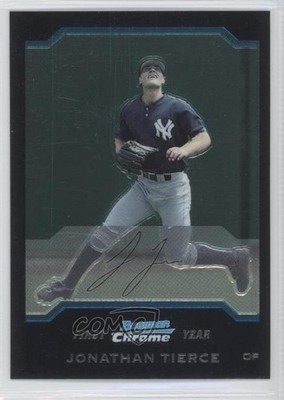 2004 Bowman Draft Chrome Evan Tierce Jonathan Tierce #BDP103 2j3
