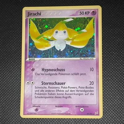 Jirachi 97/95 Holo Secret Rare Ex Team Magma Vs. Team Aqua (2005) Deutsch German