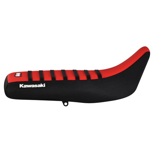 Cubierta de asiento con pinza Kawasaki KLR 650 2022-2025 NEGRA/ROJA/NEGRA #438 - Imagen 2 de 5