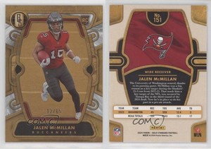 2024 Panini Gold Standard Rookies White Gold /65 Jalen McMillan #151 Rookie RC