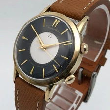 Rare! Vintage 1961 Citizen Alarm 14K GOLD FILLED Hand-winding Japan #2170
