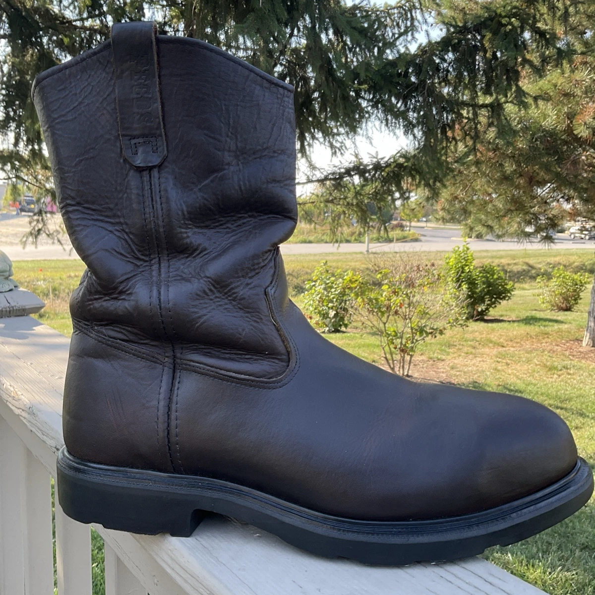 Red Wing 4470 Steel Toe Brown Pull On Work Boots Mens 9 E Red Wing Red Wing 4470 Steel Toe Pull On Work Boots Mens 9 E  main image 3