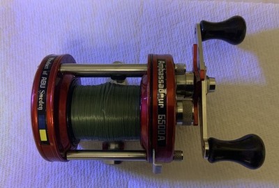 Nice Abu Ambassadeur 6500A High Speed Fishing Reel Sweden