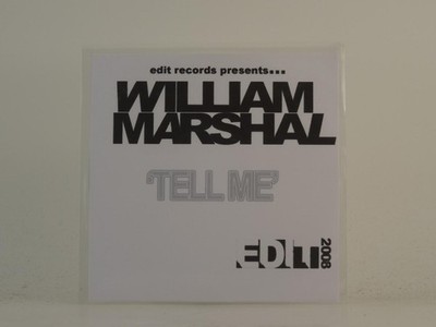 WILLIAM MARSHALL TELL ME (H1) 1 Track Promo CD Single including White Sleeve EDI