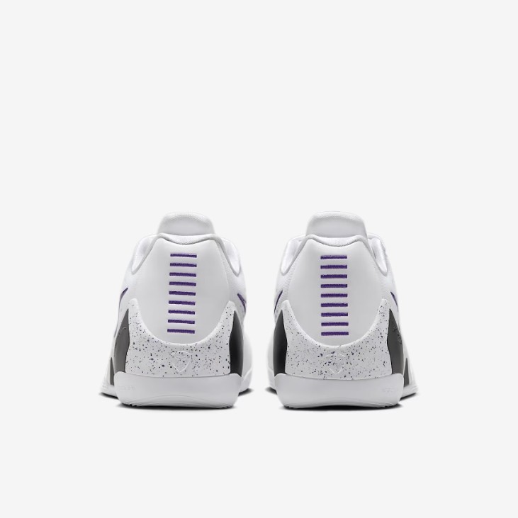 New Nike Kobe 9 Elite Low EM Protro Shoes - White/ Court Purple