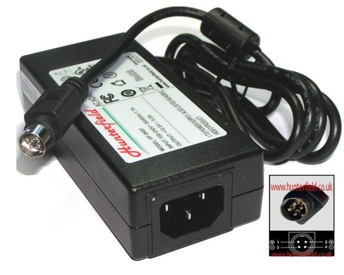 Fuente de alimentación de 12V 4 pines para Mikomi, JVC, Toshiba, Logik, Humax, Onn, Dual, etc. - Imagen 1 de 4