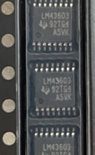 Texas Instruments LM43603PWPR HTSSOP-16 Switching Voltage Regulator 2pcs