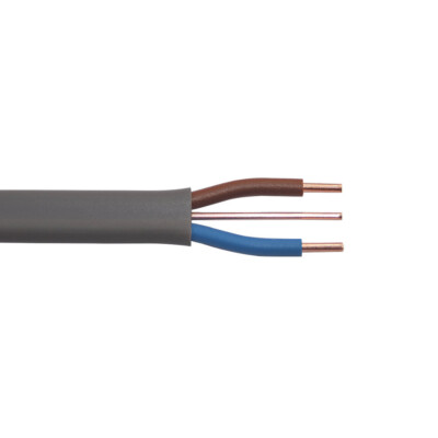 Prysmian 6242Y grau 10mm² Zwillings- & Erdkabel 10m Spule NEU