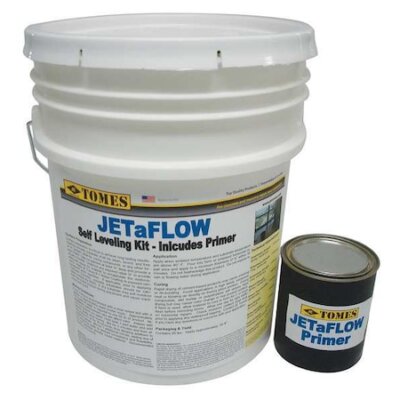 Je Tomes Gra-410 Concrete Leveling Compound, Bag, Gray, Tomes