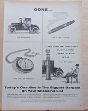 1955 magazine ad for Am. Petroleum Inst. - Today's Gasoline is Biggest Bargain