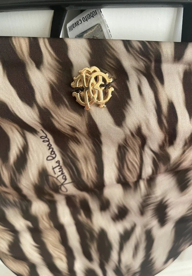 Roberto Cavalli, NWT , Animal Print Bikini, Size S , Made In Italy - Image 4 of 4