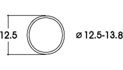 ROCO 40066 10pcs DC Wheel Grip Rings Diameter 12.5 - 13.8mm