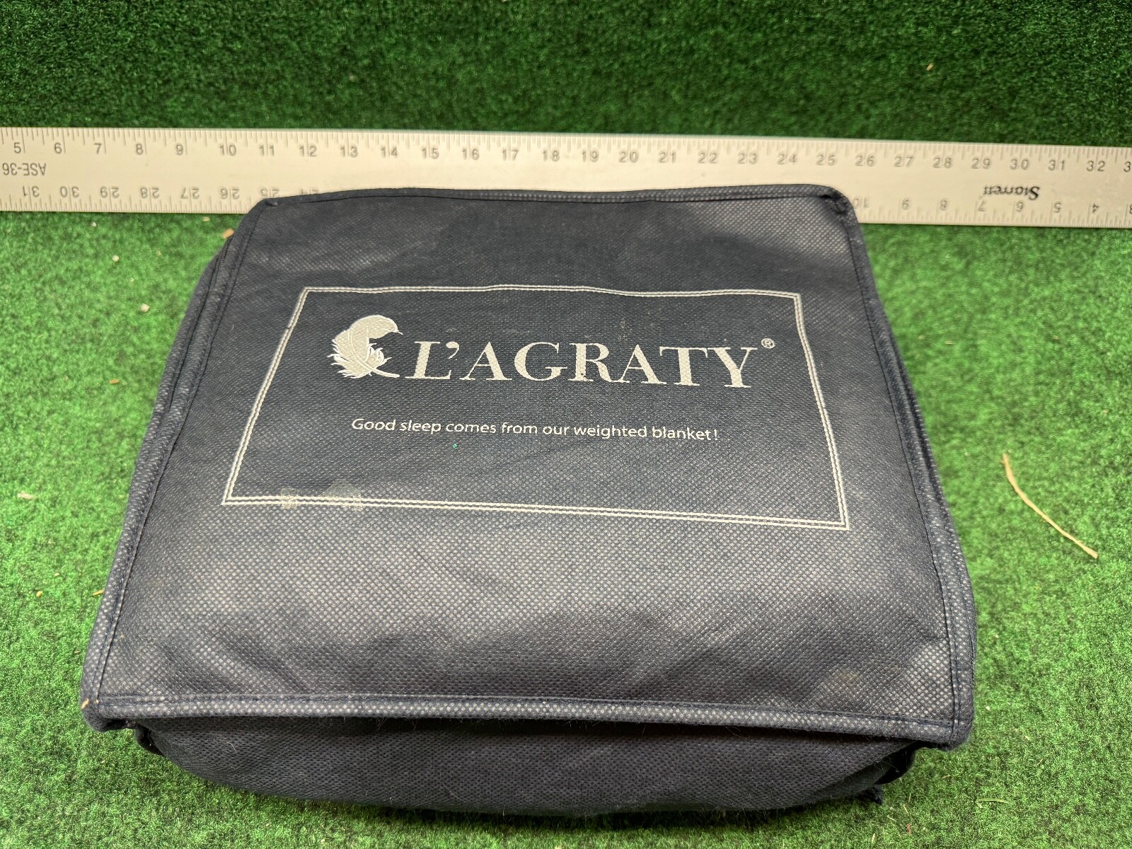 L'AGRATY 10 lbs Breathable Weighted Blanket for Kids 40x60 Inches  -image