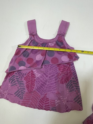 Naartjie Girls Toddler Purple 100% Cotton Tank Top Tunic Crop Pants Headbands 3 - Picture 9 of 11