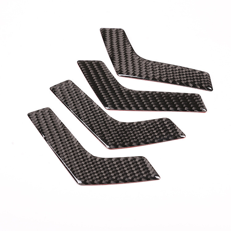 Carbon Fiber Door Handle Stickers Fit for Mercedes Benz C Class W204