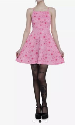 Hot Topic Womens S Hot Pink Stars Strappy Tank Dress Barbiecore | eBay Hot Topic Womens S Hot Pink Stars Strappy Tank Dress Barbiecore | eBay
