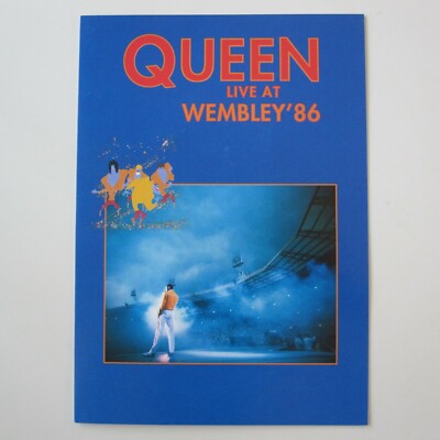 Queen Live At Wembley '86 Album Numbered Phone Card + Folder 1997