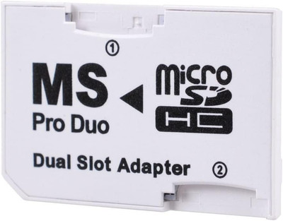 Micro SD auf Memory Stick Pro Duo Dual Adapter, Konverter Kompatibel bis zu 64 G