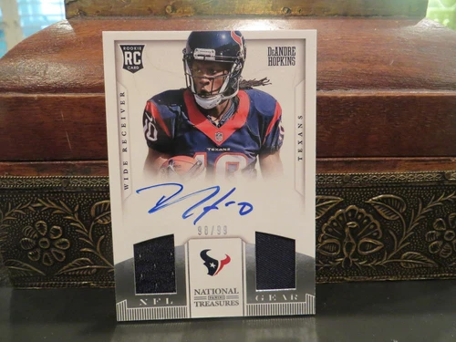 National Treasures Autograph Rookie Jersey Texans DeAndre Hopkins 98/99   2013