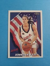 JENNIFER AZZI 1995 TOPPS TEAM USA WNBA BASKETBALL CARD # 1 H9163