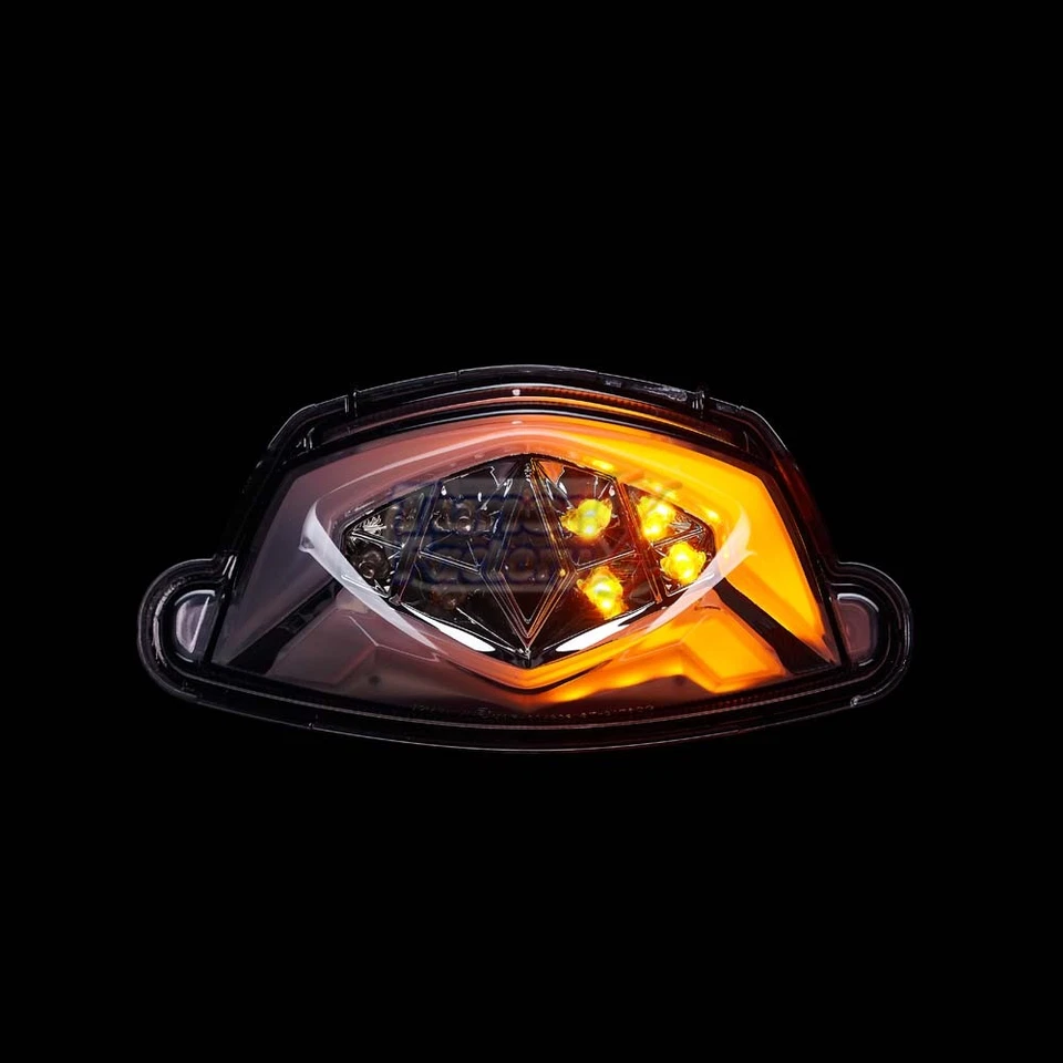 ПОДХОДИТ для Suzuki СВЕТОДИОДНЫЙ ИНТЕГРИРОВАННЫЙ задний фонарь ДЫМЧАТЫЙ подходит для GSXS1000 2015-2024 EMARK ON TOP - Изображение 3 из 4