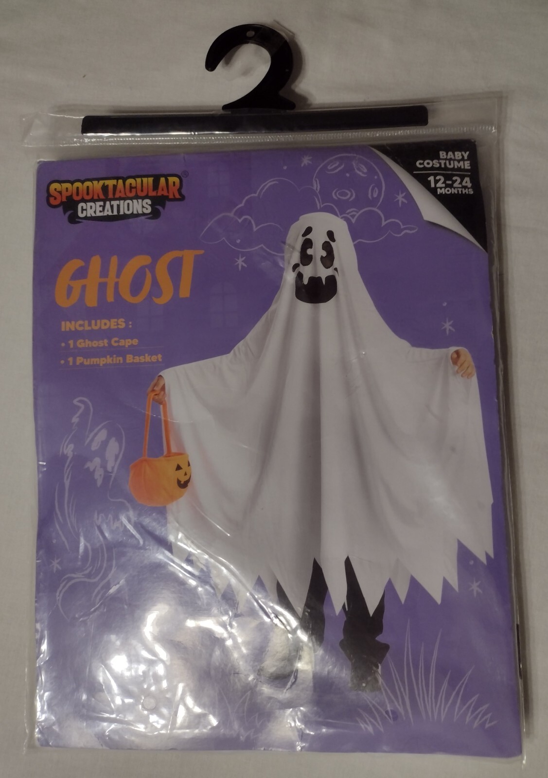 Disfraz de fantasma unisex Spooktacular Creations para niños talla 12-24 meses bebé