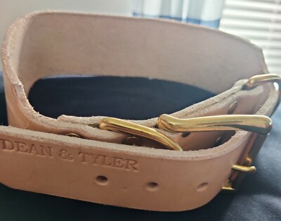Dean & Tyler Dog Collar (Brass Hardware) 2 x 1/4 width / 32 inches long