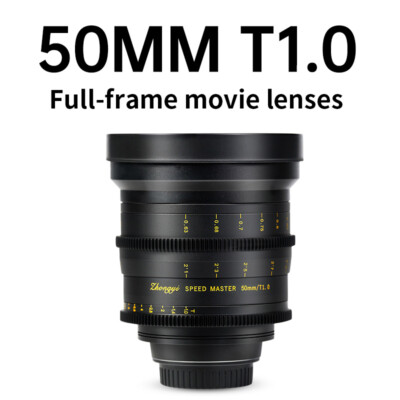 Zhongyi Mitakon Speedmaster 50mm Cinema Lens for Canon EF/PL Mount  Camera