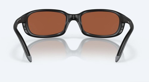 Costa Del Mar Brine Matte Black / Green Mirror Polarized Glass 580G - BRAND NEW - Picture 3 of 4