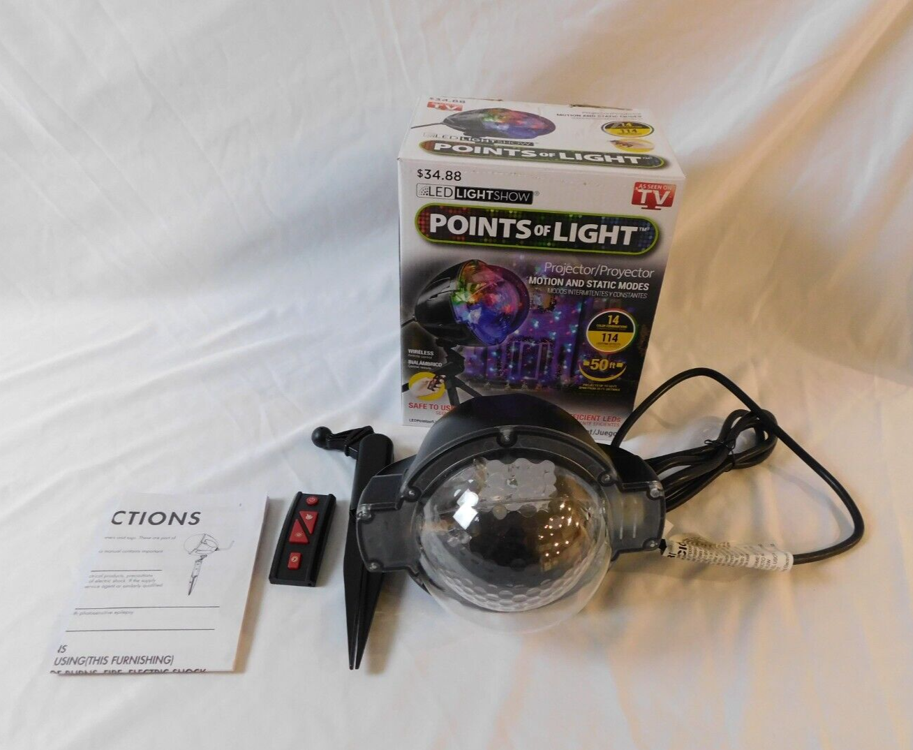 Christmas Lightshow Points of Light Projector with 400 Lights for sale ...