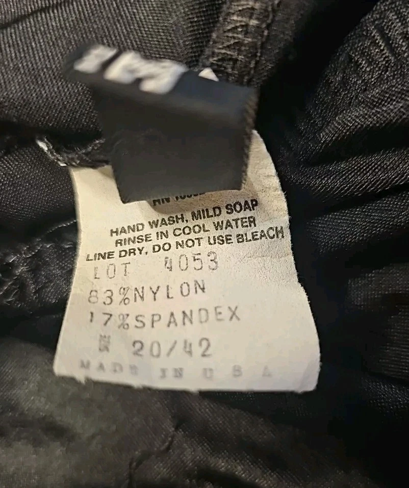 De colección. Bikini Playboy Playmate Negro Azul Una Pieza Talla 20/42, Retro Años 80/1990 Foto 4 de 4