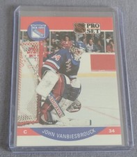 1990-91 Pro Set #209 John Vanbiesbrouck UER Pro Set Memories Buy Back Red SN 1/1