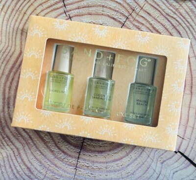 New Sand Fog Perfume Set 3 Shoreline Coconut Sandalwood Malibu Beach 36.6 ml
