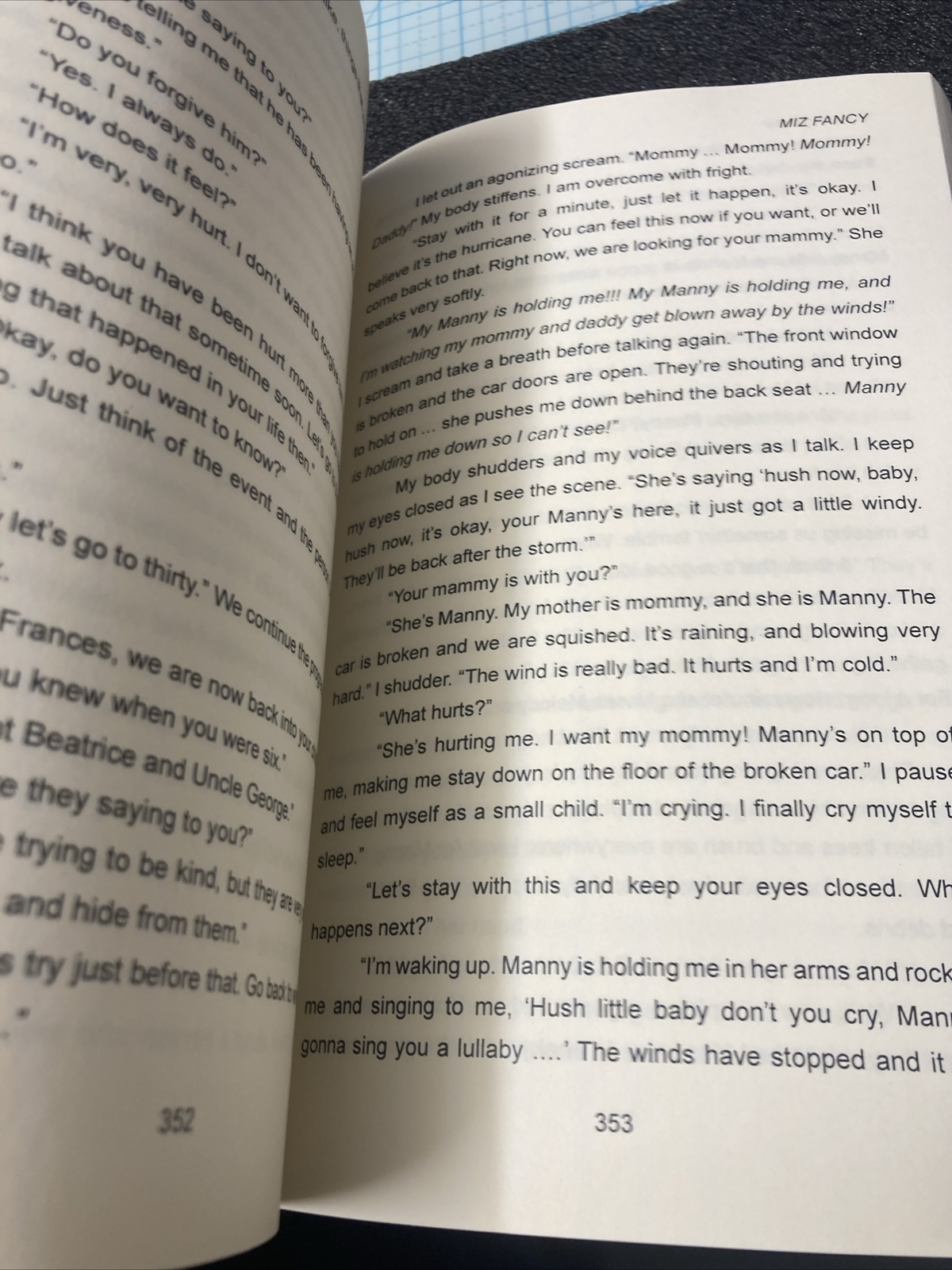 USED ARC Copy of MIZ FANCY By Bonnie Moore. Inscribed to Colleen by Author. DEAL