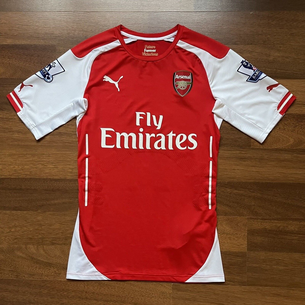 ARSENAL PUMA 2014/2015 FOOTBALL PLAYER ISSUE JERSEY #11 OZIL