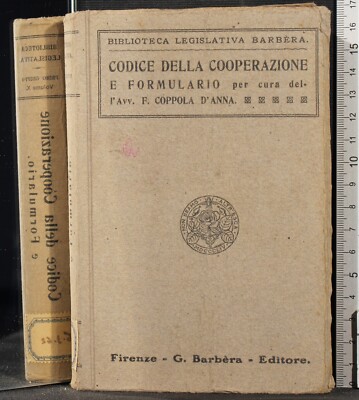 CODICE DELLA COOPERAZIONE E FORMULARIO. COPPOLA D'ANNA. BARBERA.