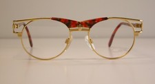 Cazal Vintage Eyeglasses - NOS -Model 244- Col 738 - Gold, Marble Amber