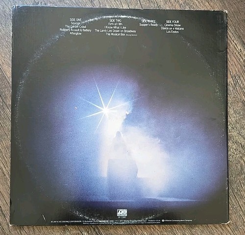 1977 Genesis Seconds Out 2 Record Set Vinyl 12" LP 33 RPM SD 2-9002 OG Inner - Foto 10 di 21