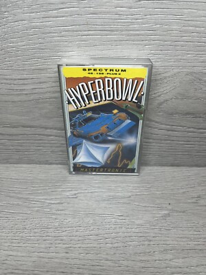 Hyperbowl Sinclair ZX Spectrum 48/128/+2 Spiele Kassette Tape Mastertronic sehr guter Zustand