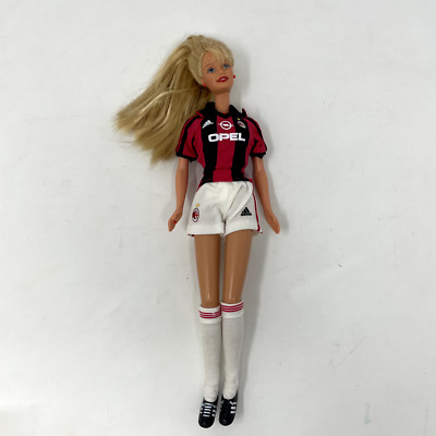Vintage Barbie Doll AC Milan FC Soccer Futbol Calcio Italy Limited Edi 90s 1999