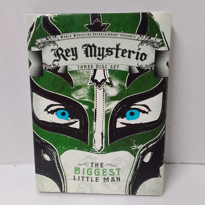 WWE Rey Mysterio DVD Biggest Little Man (2007, 3-Disc Set) Lucha WCW Liger HBK