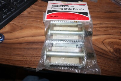 #ad NOS Vintage PAIR Sears Bike shop bicycle racing style pedals 1 2 quot; $37.00