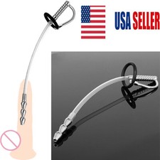 Hollow Penis Plug Sounding Urethra Dilator Insert Stretcher Sex for Male Toys