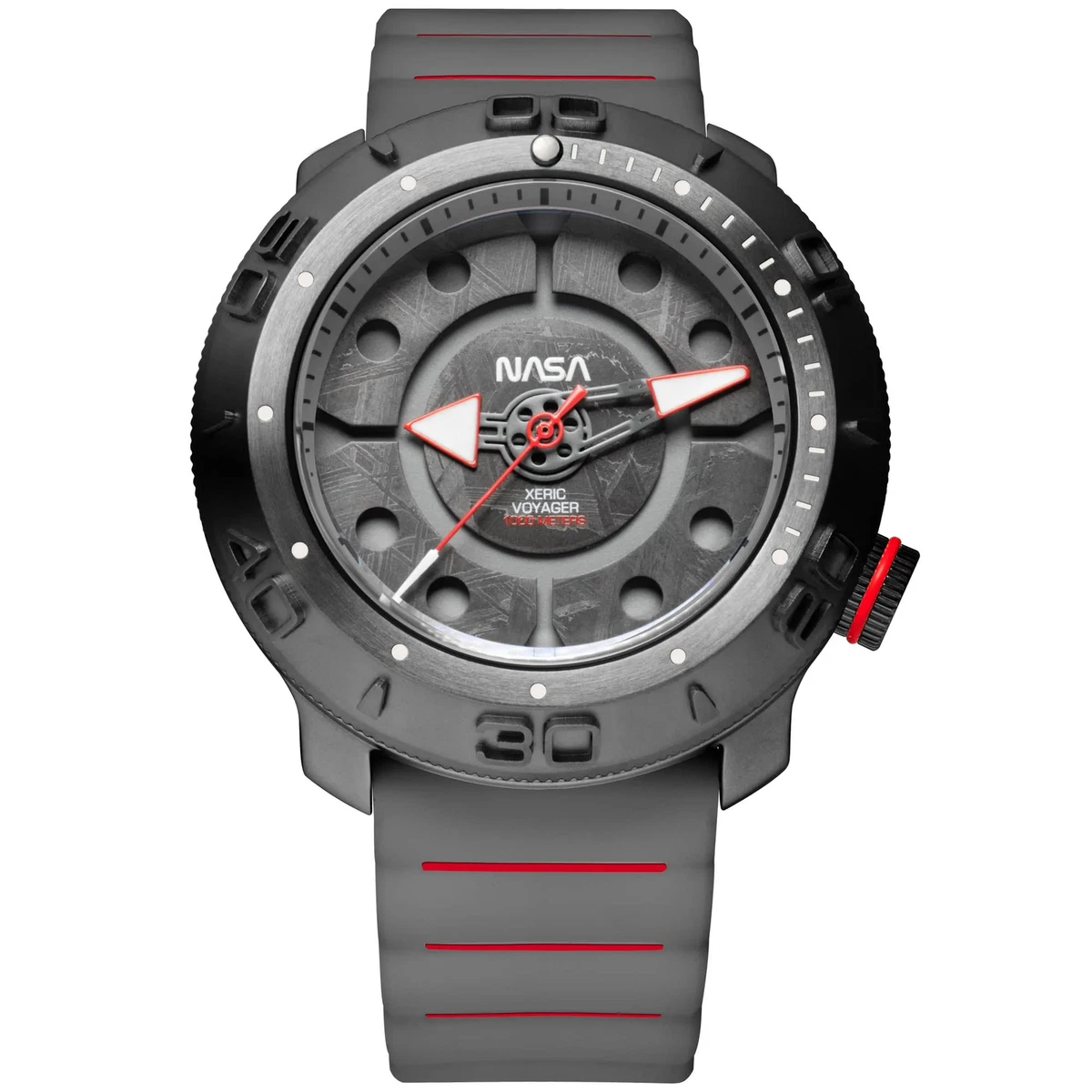 Xeric NASA Voyager Automatic 1000m Diver Meteorite Watch - Brand 