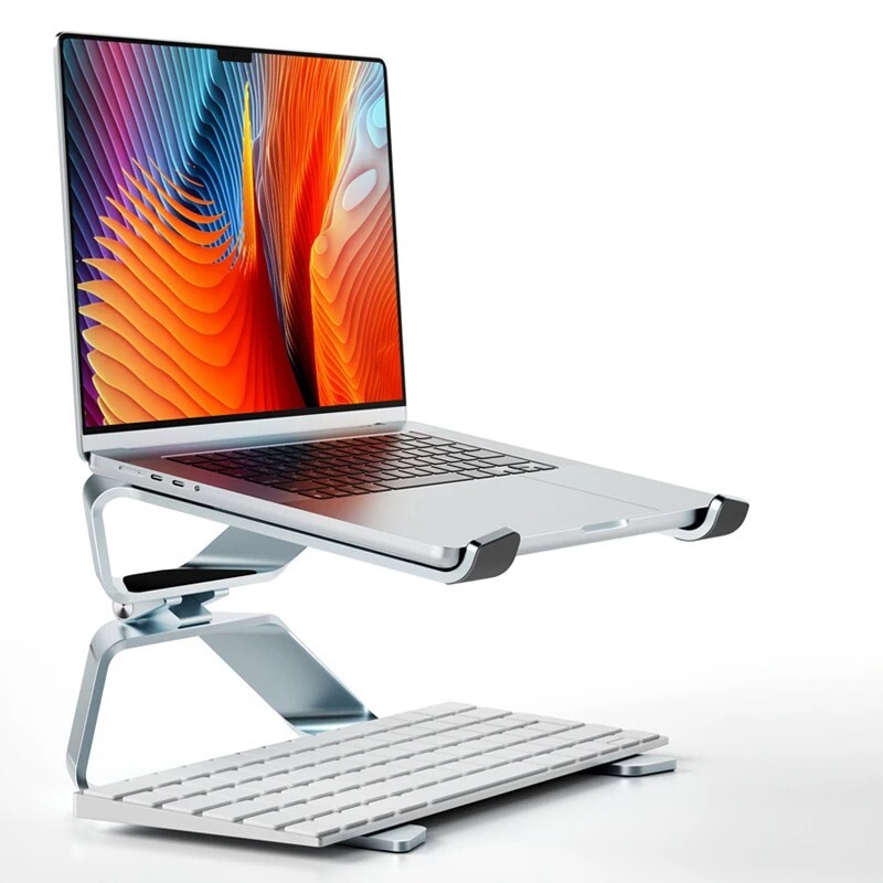 Adjustable Aluminum Laptop Stand for Notebooks & Tablets Up to 17.3 Inches-image
