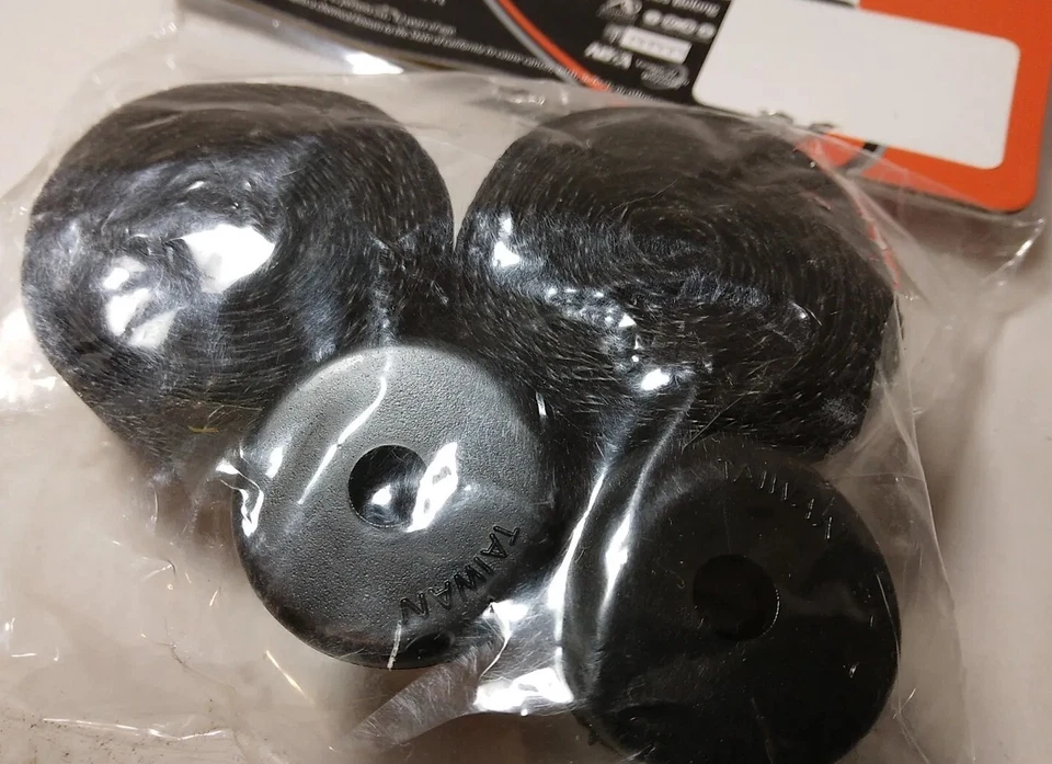 Sunlite Black Diamond Grip Pattern Bicycle Handlebar Tape & Plugs Kit 3108 New - Image 4 of 4