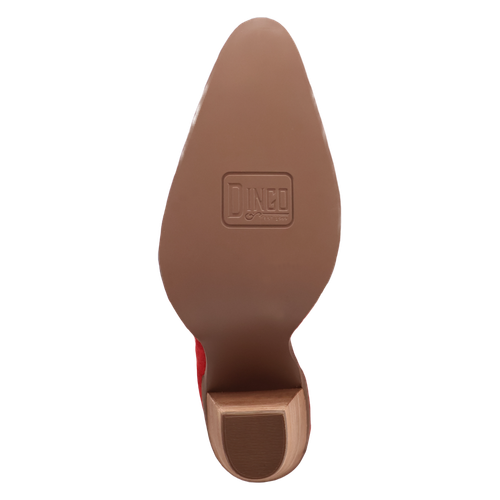 Dingo Ladies Primadonna Suede Snip Toe Red Tall Western Boots DI2190-RD - Picture 3 of 55